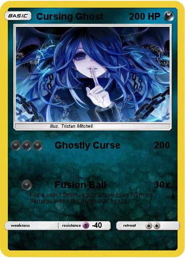Pokemon Cursing Ghost