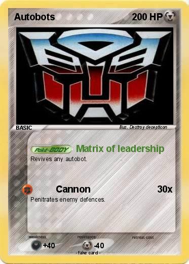 Pokemon Autobots