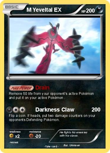 Pokemon M Yeveltal EX