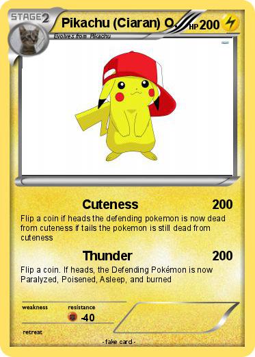 Pokemon Pikachu (Ciaran) O.