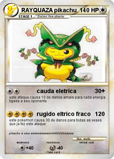 Pokemon RAYQUAZA pikachu