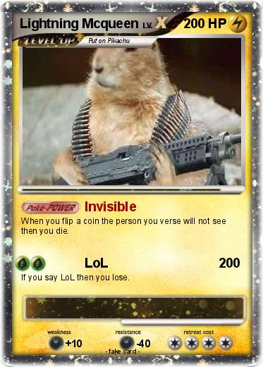 Pokemon Lightning Mcqueen