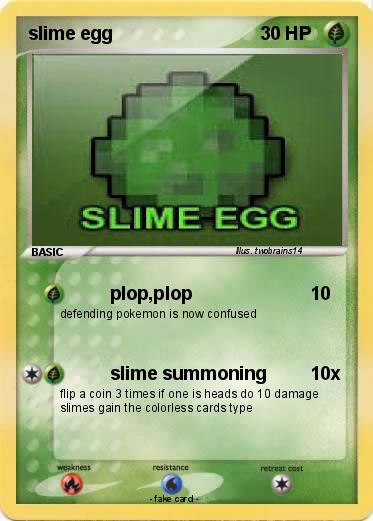 Pokemon slime egg