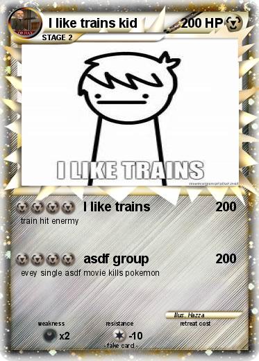 Pokemon I like trains kid