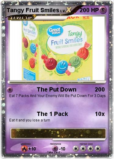 Pokemon Tangy Fruit Smiles