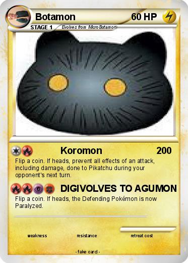 Pokemon Botamon