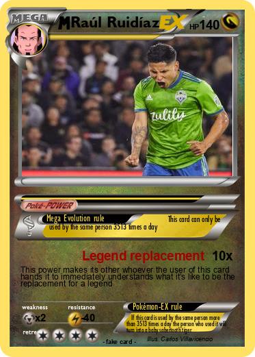 Pokemon Raúl Ruidíaz