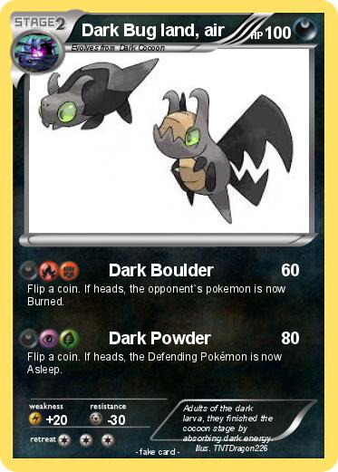 Pokemon Dark Bug land, air