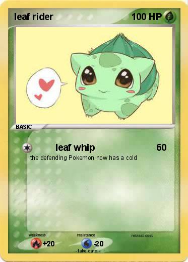 Pokemon leaf rider