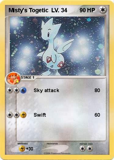 Pokemon Misty's Togetic  LV. 34
