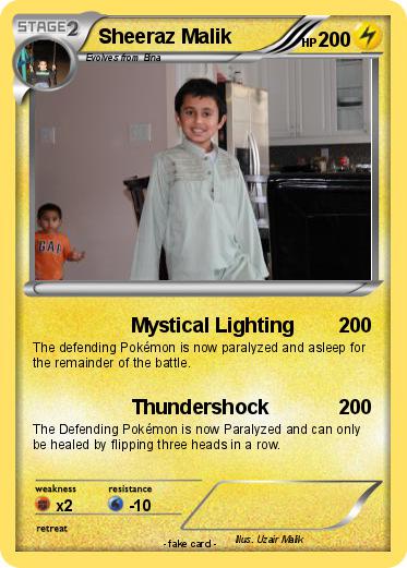 Pokemon Sheeraz Malik