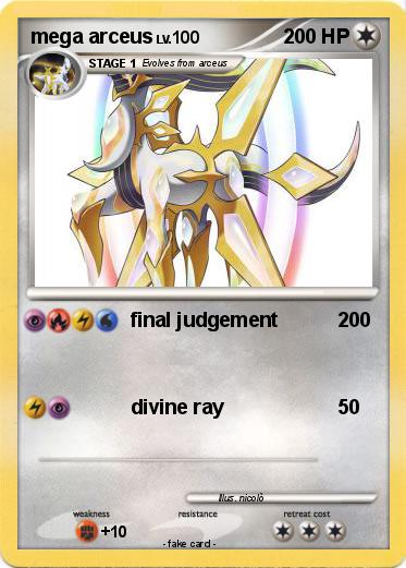Pokemon mega arceus