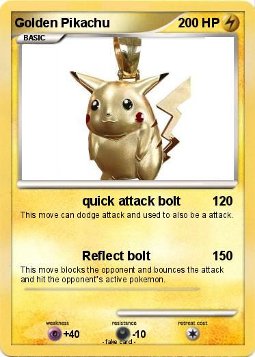 Pokemon Golden Pikachu