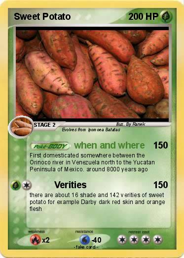 Pokemon Sweet Potato