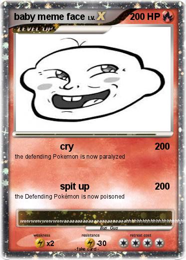 Pokemon baby meme face