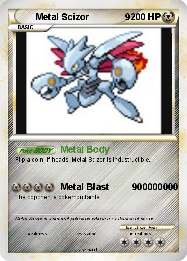 Pokemon Metal Scizor              9