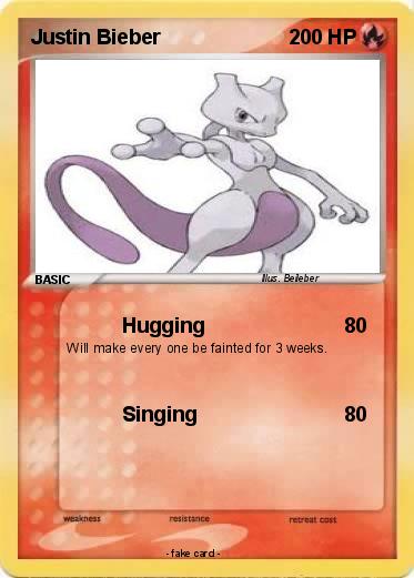 Pokemon Justin Bieber