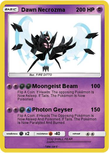 Pokemon Dawn Necrozma