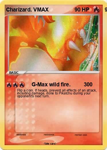 Pokemon Charizard. VMAX                                      999999999999