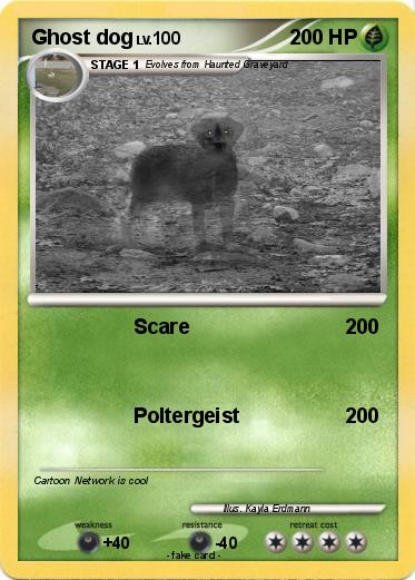 Pokemon Ghost dog