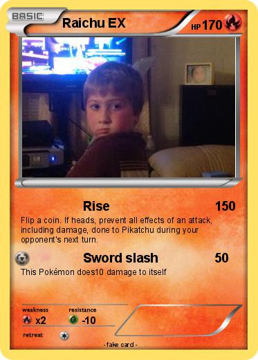 Pokemon Raichu EX