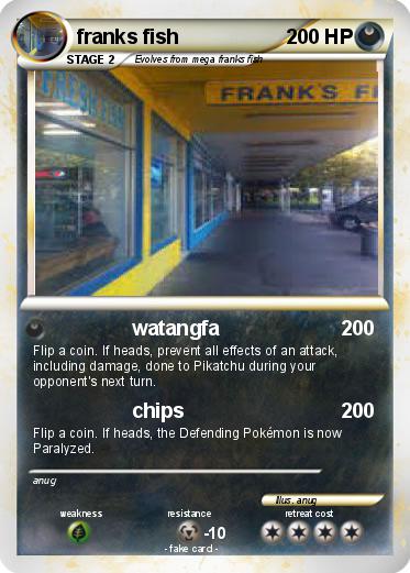 Pokemon franks fish