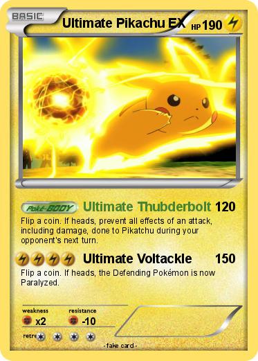 Pokemon Ultimate Pikachu EX