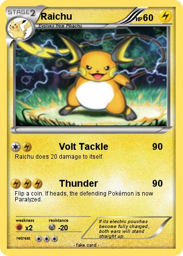 Pokemon Raichu