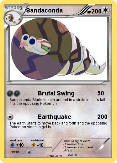 Pokemon Sandaconda