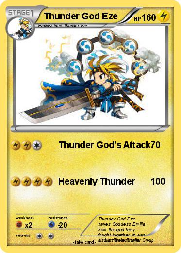 Pokemon Thunder God Eze