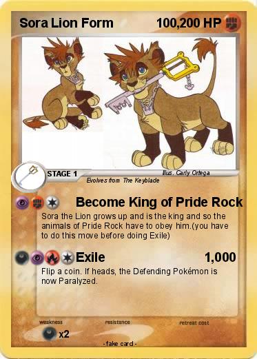 Pokemon Sora Lion Form            100,
