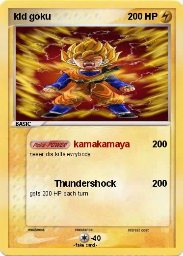 Pokemon kid goku
