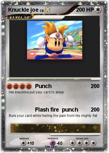 Pokemon Knuckle joe