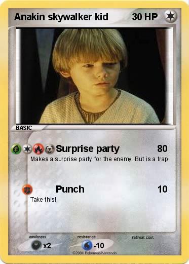 Pokemon Anakin skywalker kid