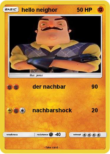 Pokemon hello neighor