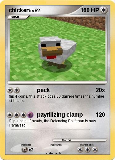 Pokemon chicken