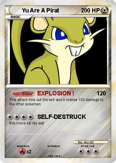Pokemon Yu Are A Pirat