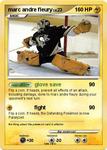 Pokemon marc andre fleury