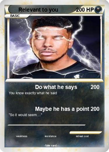 Pokemon Relevant to you