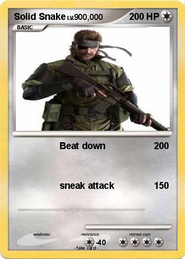 Pokemon Solid Snake