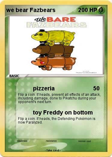 Pokemon we bear Fazbears