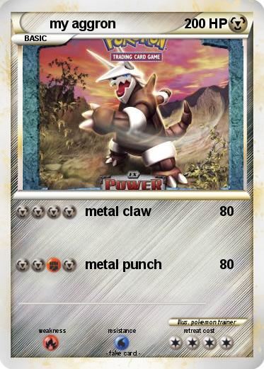 Pokemon my aggron