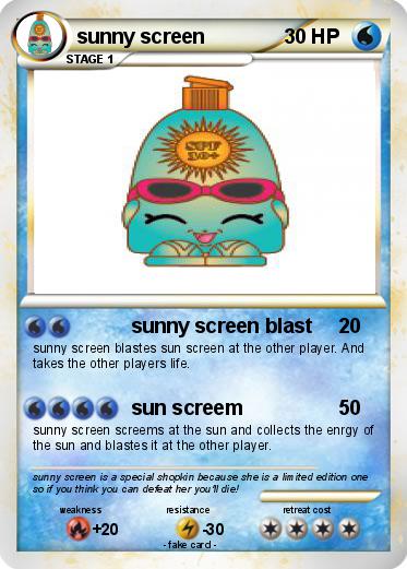Pokemon sunny screen