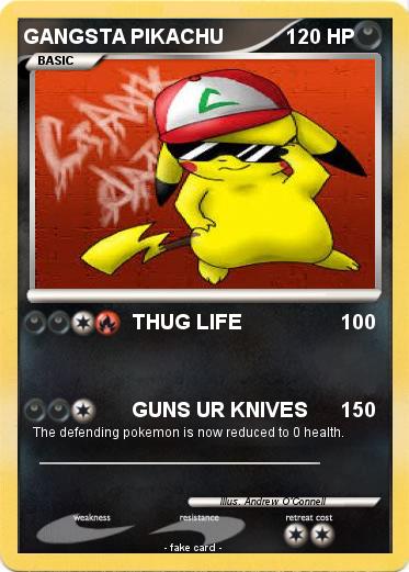 Pokemon GANGSTA PIKACHU