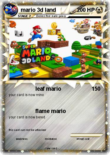 Pokemon mario 3d land