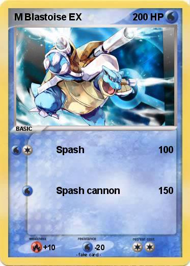 Pokemon M Blastoise EX