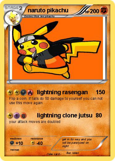 Pokemon naruto pikachu