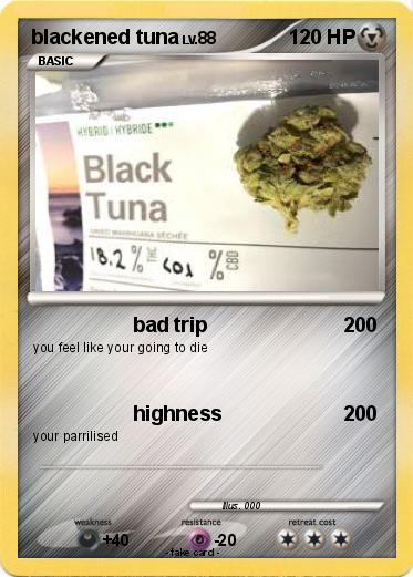 Pokemon blackened tuna