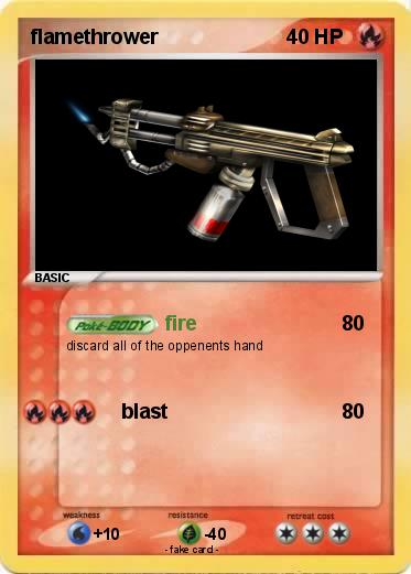 Pokemon flamethrower