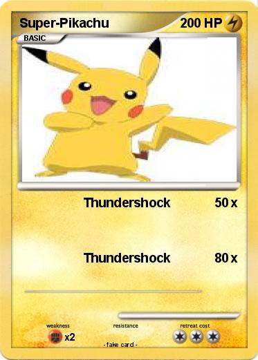 Pokemon Super-Pikachu